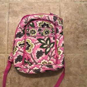 Vera Bradley backpack in Priscilla pink